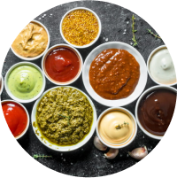 Spicy sauces and condiments